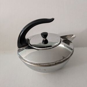 Revere Ware Tea Kettle MCM cat tail teapot